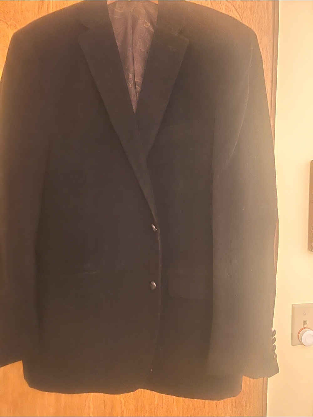 Lauren Ralph Lauren Black Men's Corduroy Sport Coat
